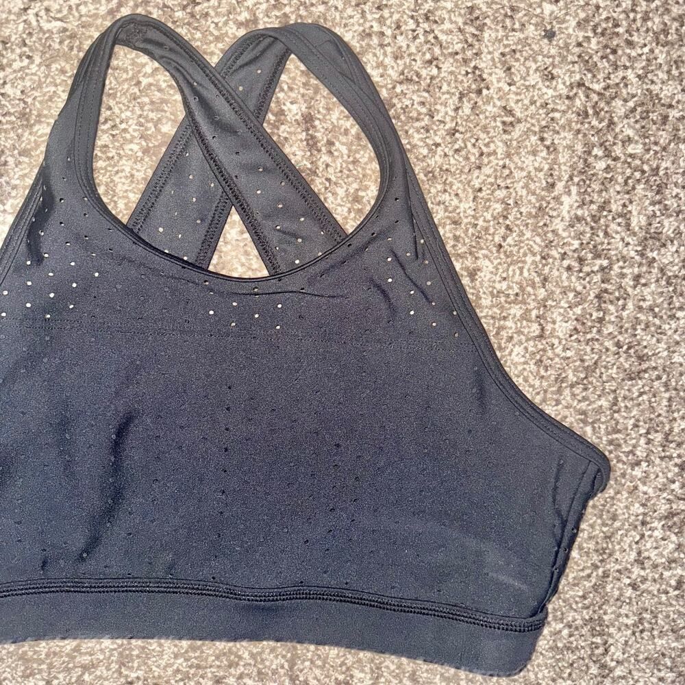 Buffbunny Allure Laser Cut Dotted Sports Bra in Black Size Medium - Picture 9 of 10